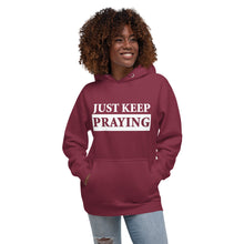 Load image into Gallery viewer, Spiritual Serenity Hoodie: Just Keep Praying