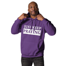 Load image into Gallery viewer, Spiritual Serenity Hoodie: Just Keep Praying