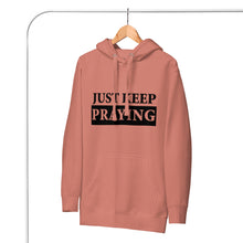 Load image into Gallery viewer, Spiritual Serenity Hoodie: Just Keep Praying
