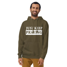 Load image into Gallery viewer, Spiritual Serenity Hoodie: Just Keep Praying
