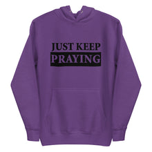 Load image into Gallery viewer, Spiritual Serenity Hoodie: Just Keep Praying
